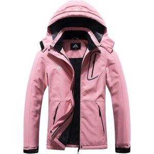 Women's Waterproof Ski Jacket Warm Winter Coat Outdoor Windbreaker Hiking